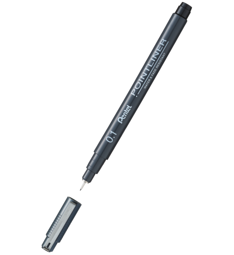 cienkopis pointliner 0,1 Pentel.png
