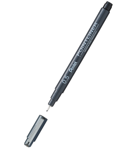 cienkopis pointliner 0,5 Pentel.png