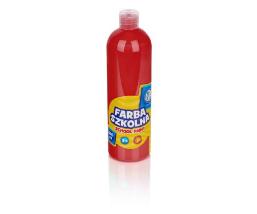 Farba szkolna Astra 500 ml - czerwona ciemna.jpg