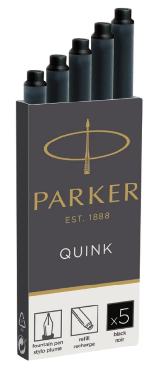 naboje Parker czarne.png