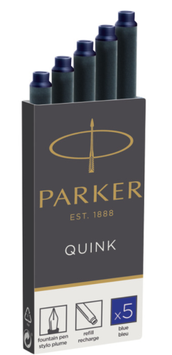 naboje Parker niebieskie.png