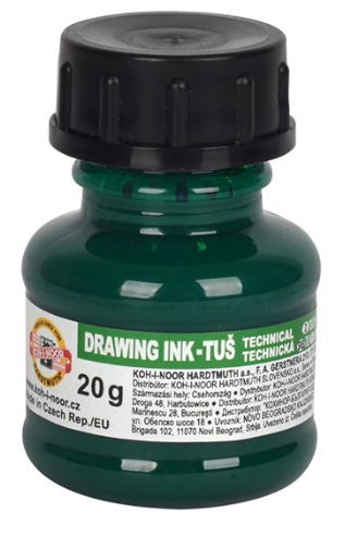 Koh-I-Noor Tusz kleślarski zielony.png