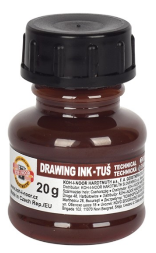 Koh-I-Noor Tusz kleślarski brąz.png