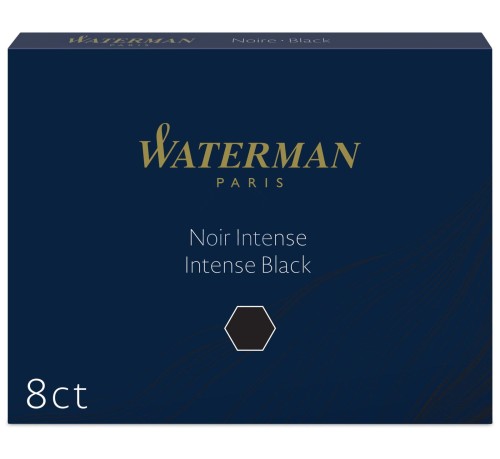 naboje długie czarne Waterman A`8Intense Black.jpg