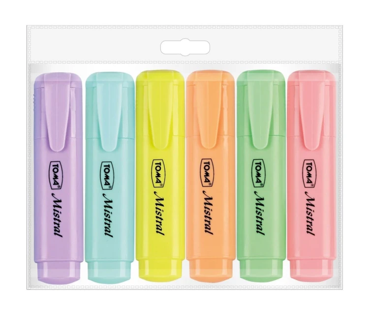 zakreślacz Toma pastel 6kol.jpg