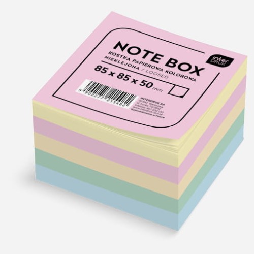 kostka 85x85x50 Interdruk nieklejona kolor