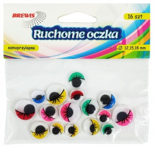 ruchome oczka rzęsy kolor 16 szt. op .jpg