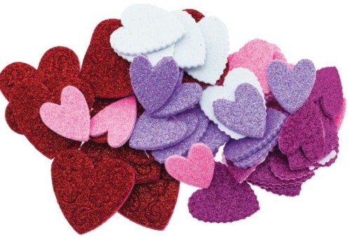 naklejki z pianki serca (64szt) PVW06    Brewis2.jpg