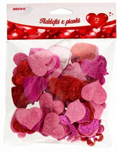 naklejki z pianki serca (75szt) PVW07 Brewis.jpg