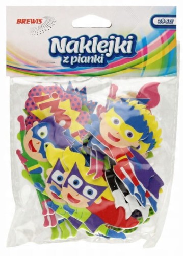 naklejki z pianki superbohater (28szt)   PVC54 Brewis.jpg