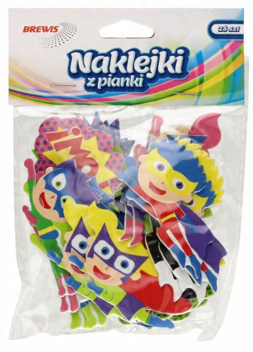 naklejki z pianki superbohater (28szt)   PVC54 Brewis.jpg