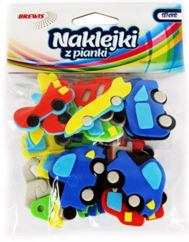 naklejki z pianki auta (16szt) PVC24     Brewis.jpg