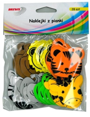 naklejki z pianki dżungla (28szt) PVC17  Brewis2.jpg