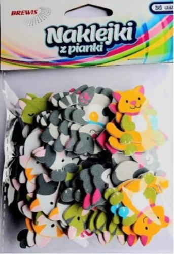 naklejki z pianki koty (36szt) PVC60     brewis.jpg