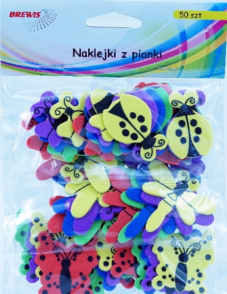 naklejki z pianki owady (50szt) PVC06    brewis2.jpg