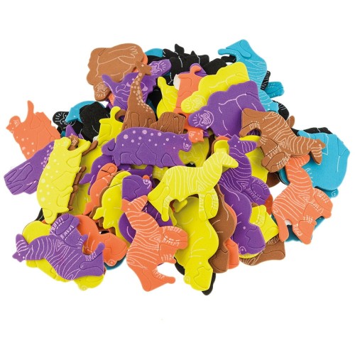 naklejki z pianki dzikie zwierzęta       (98szt) PVC05 brewis.jpg