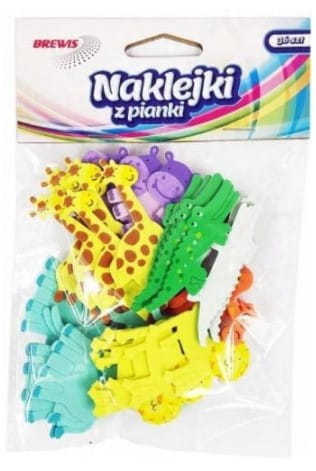 naklejki z pianki dżungla 3 (36szt)      PVC46 Brewis2.jpg