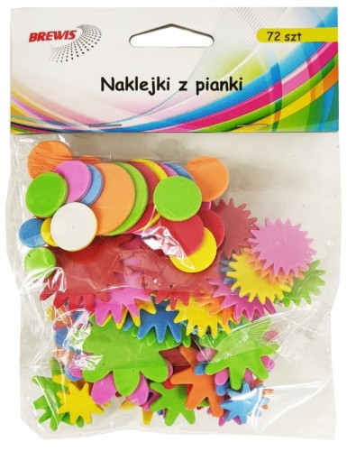 naklejki z pianki kwiatki 4 (72szt)      PVC15 Brewis.jpg