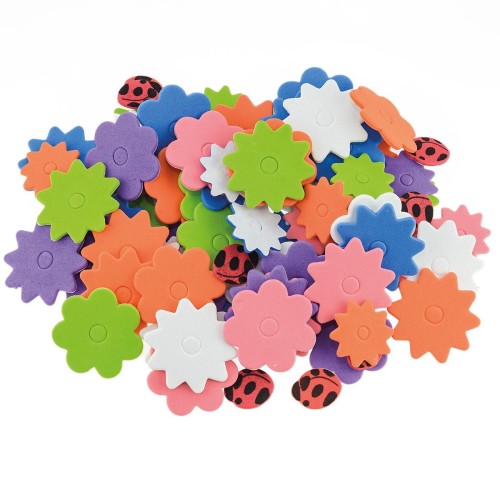 naklejki z pianki kwiatki I biedronki  (88szt) PVC01 Brewis2.jpg