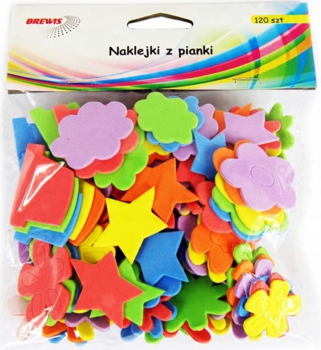 naklejki z pianki kwiaty i figury        (120szt) PVC28 Brewis2.jpg