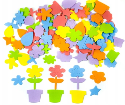 naklejki z pianki kwiaty i figury        (120szt) PVC28 Brewis.jpg