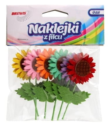 naklejki z filcu kwiatki 3 (6szt) FVC06  Brewis.jpg
