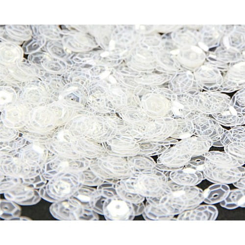 cekiny błyszczące 8mm 15g przezroczysty CEK8-NR01