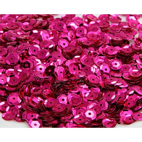 cekiny błyszczące 8mm 15g amarantowy błyszczący CEK8-NR16