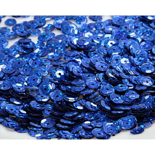 cekiny błyszczące 8mm 15g chabrowy brokat CEK8-NR48