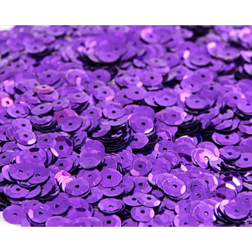 cekiny błyszczące 8mm 15g fioletowy błyszczący CEK8-NR29