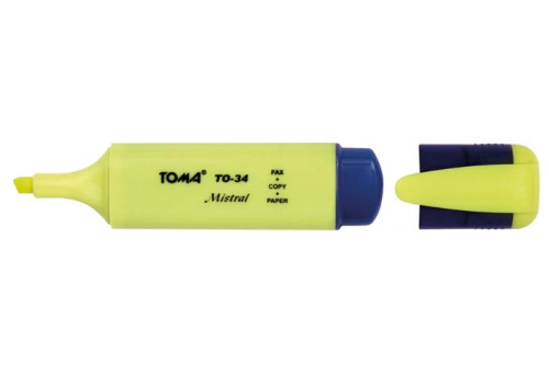 zakreślacz żółty Toma Mistral.png