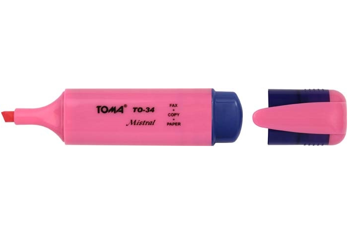 zakreślacz różowy Toma Mistral.png