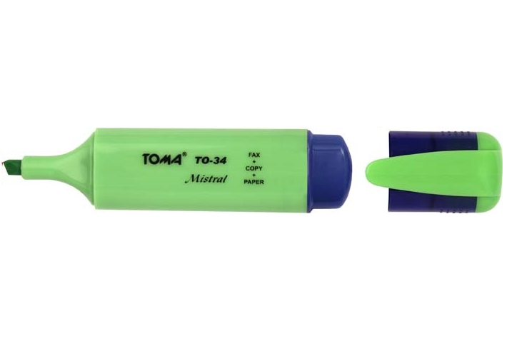 zakreślacz zielony Toma Mistral.png