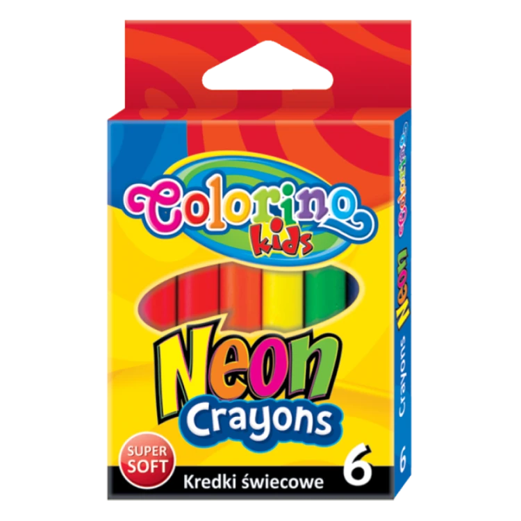 Kredki świecowe neonowe JUMBO 6 kolorów.png